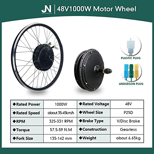 24in 1500W Electric Bike Conversion Kit Rear Wheel B149