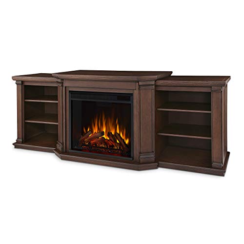 74" Electric Fireplace TV Stand with Adjustable Shelves and Storage, Remote Control, Timer A869