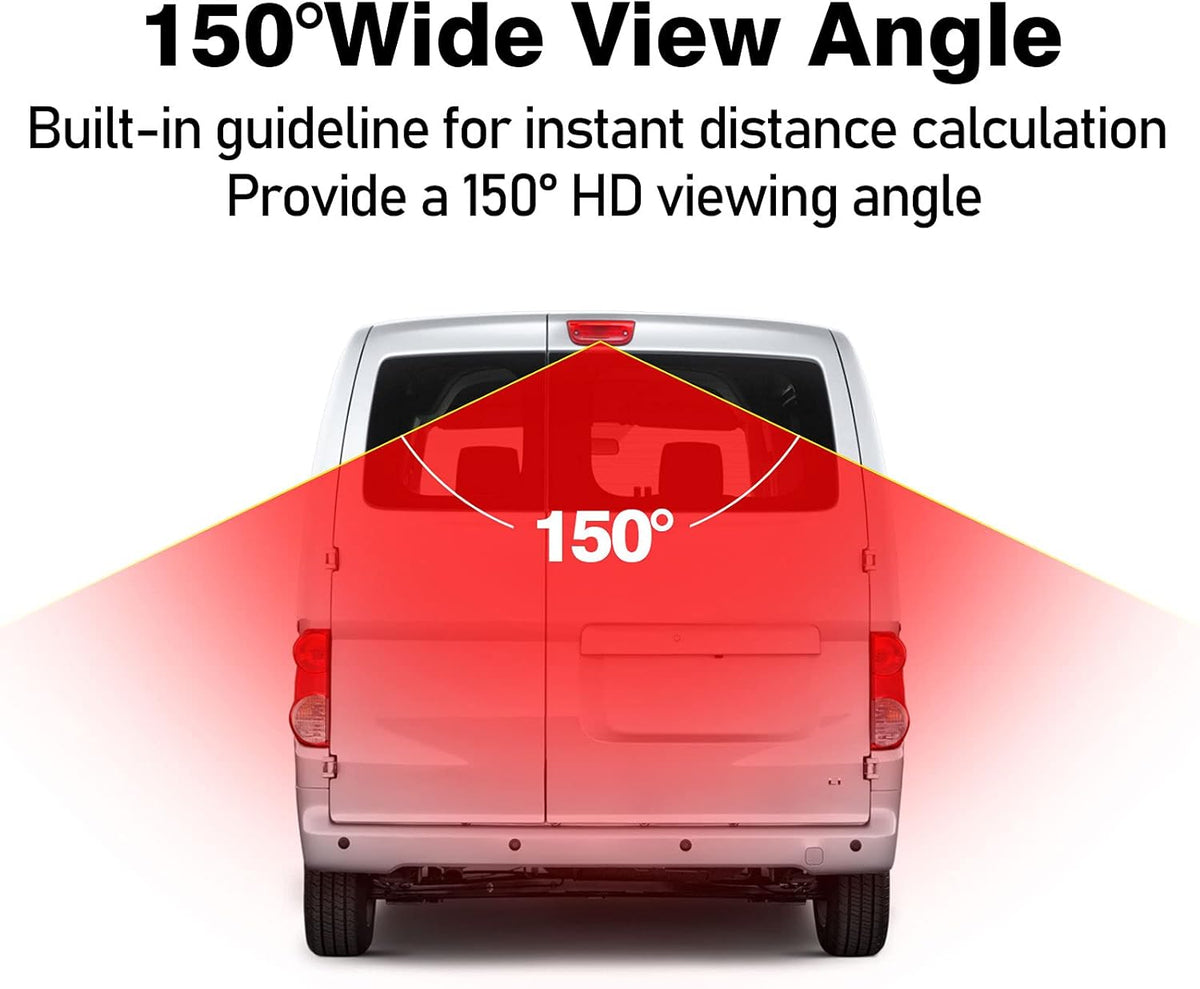 Backup Camera Replacement for Nissan NV 200 and Chevy City Express Vans Pack of 2 O18354