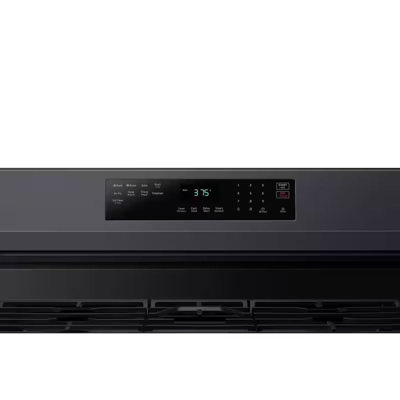 6 cu. ft. Wi-Fi Convection Gas Range with AirFry in Black Stainless Steel Y484