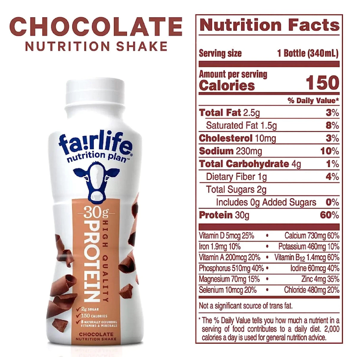 High Protein Chocolate Shake 12 pk I9383