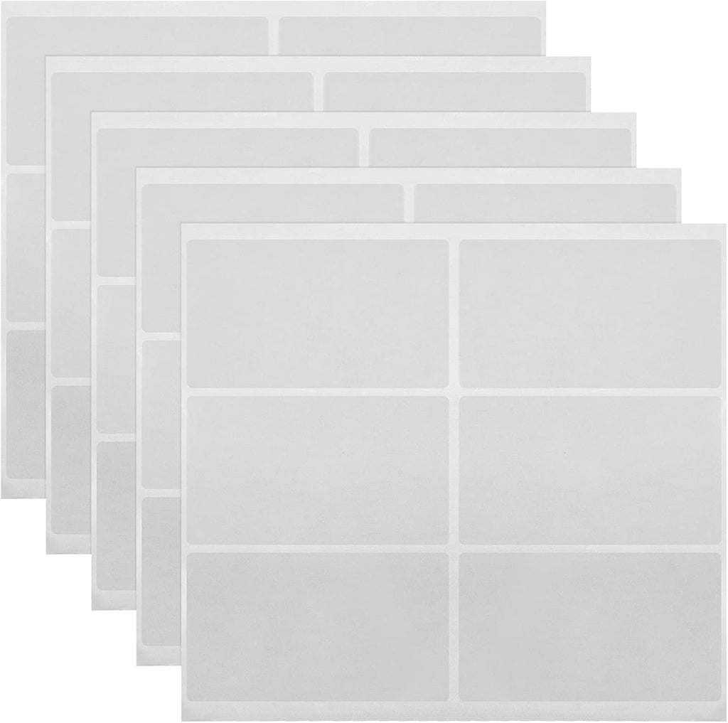 30 Pieces Clear Self Stick ID Card Protective Overlay, 2.05 x 3.3 Inch M746
