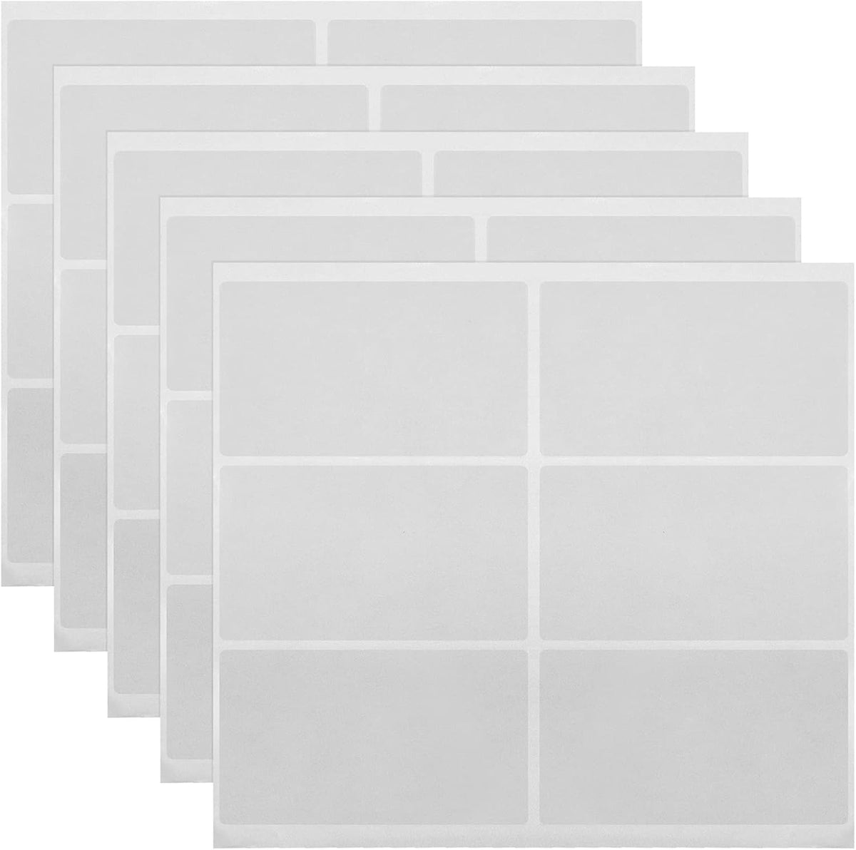 30 Pieces Clear Self Stick ID Card Protective Overlay, 2.05 x 3.3 Inch M746