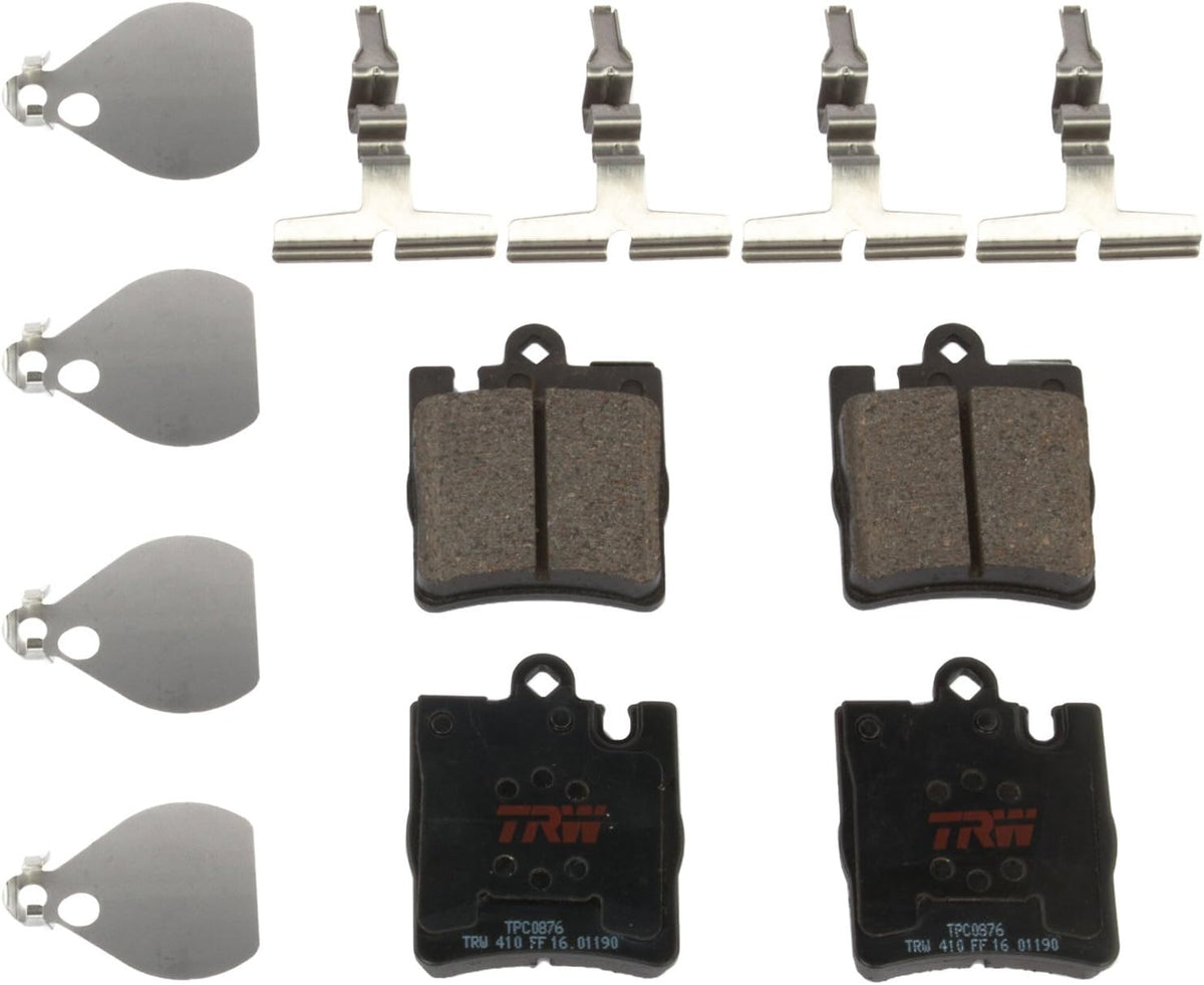 Disc Brake Pad Set, Rear, Black, Pack of 2 F2171