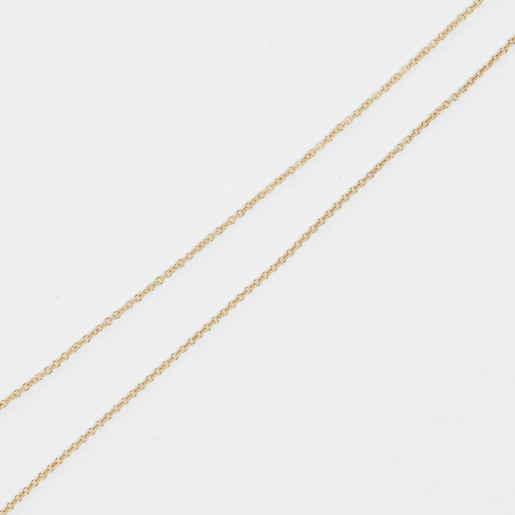 T Smile Large Necklace 6.9cm K18 YG Yellow Gold Approx. 3.8g L154052