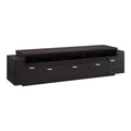 84-Inch Wood TV Stand in Cappuccino Z9180