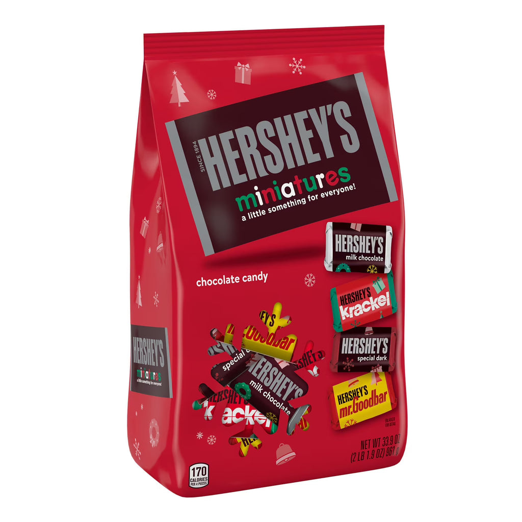 Assorted Chocolate Christmas Candy Bulk Bag 33.9 oz J506