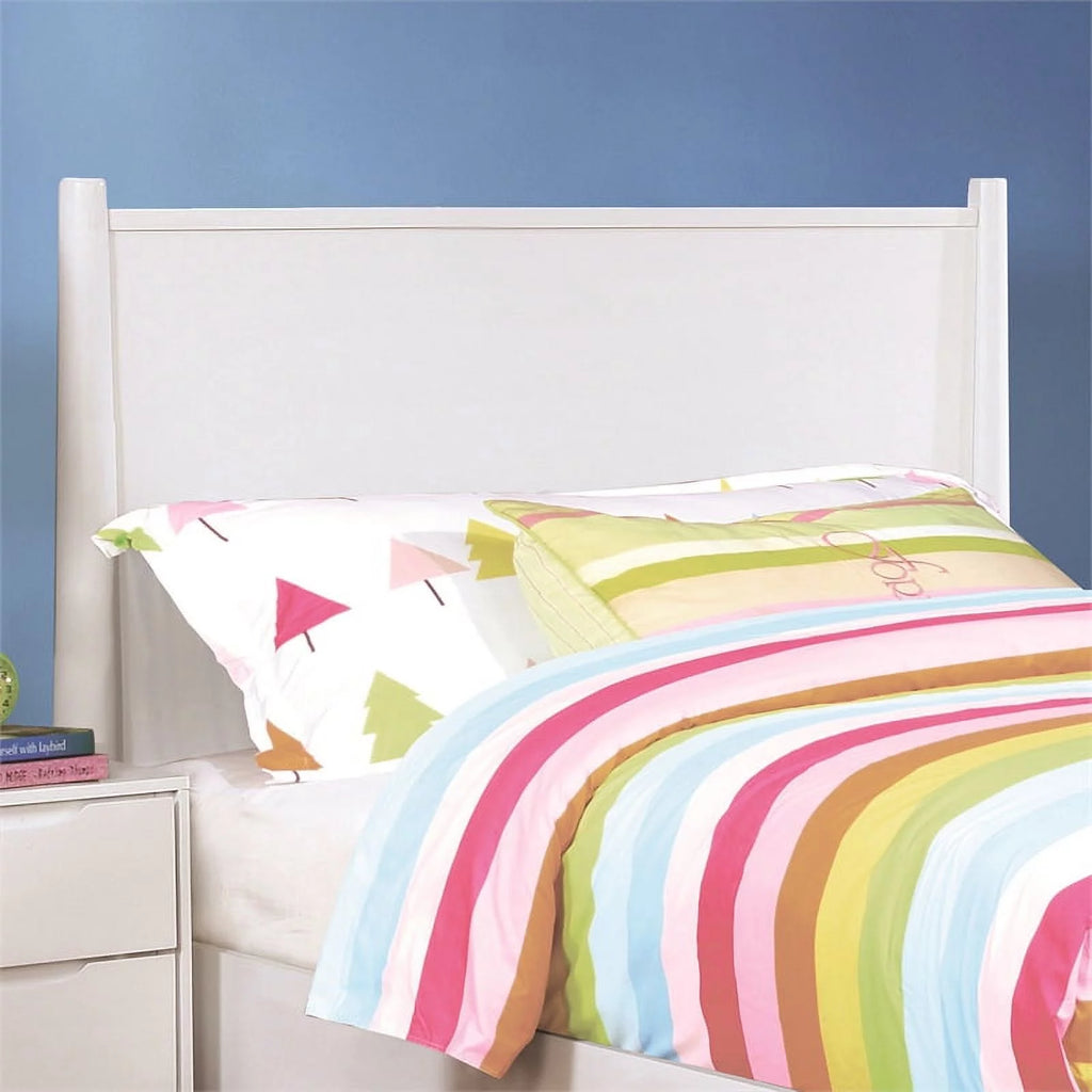 White Solid Wood King Bedroom Set with Nightstand E87084