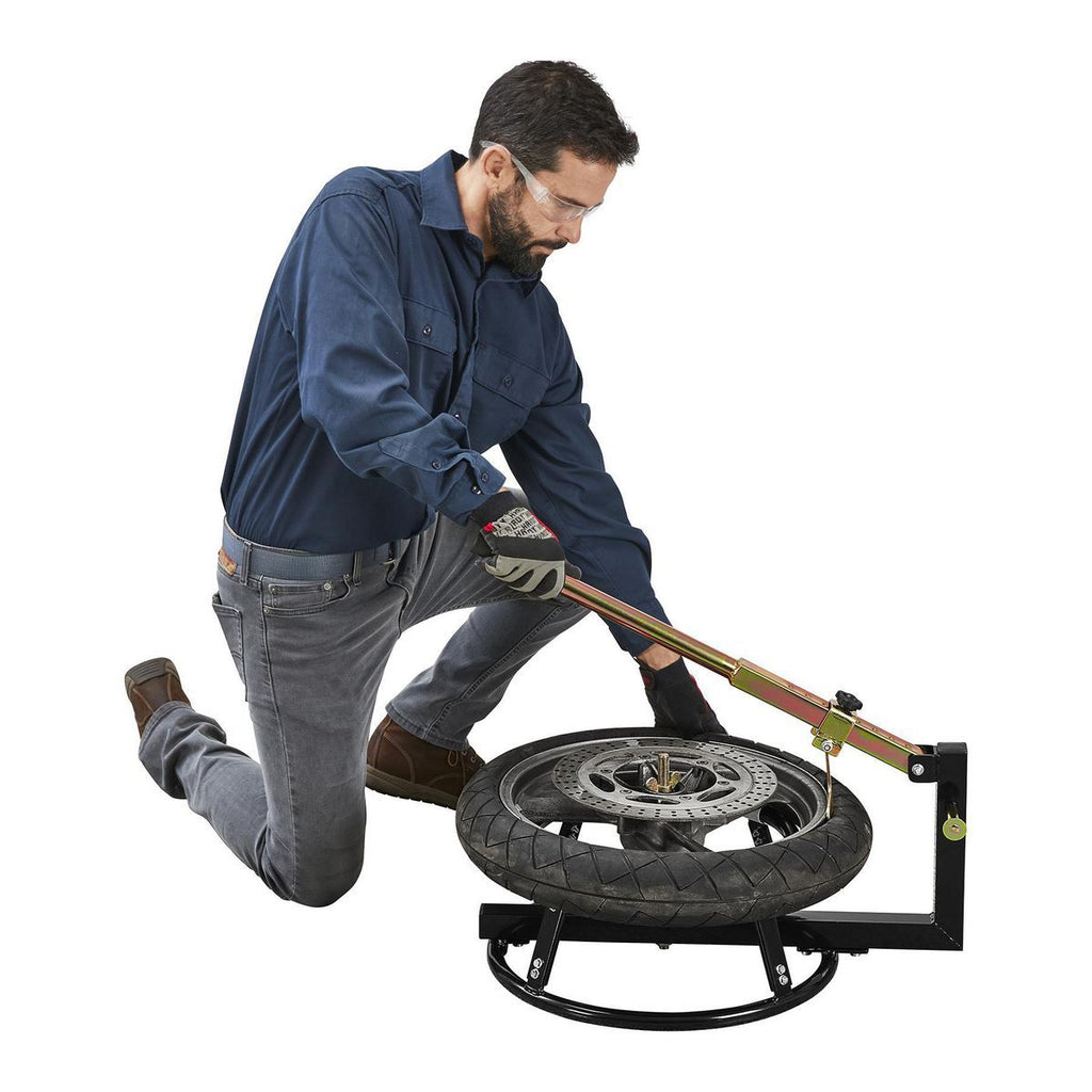 Motorcycle Tire Change Stand with Bead Breaker O5121