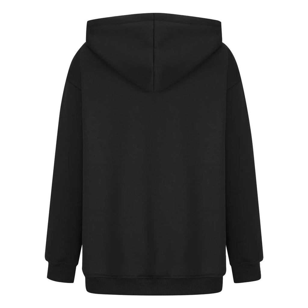 Camo Hooded Fleece Sweatshirt with Pocket Khaki Medium P523