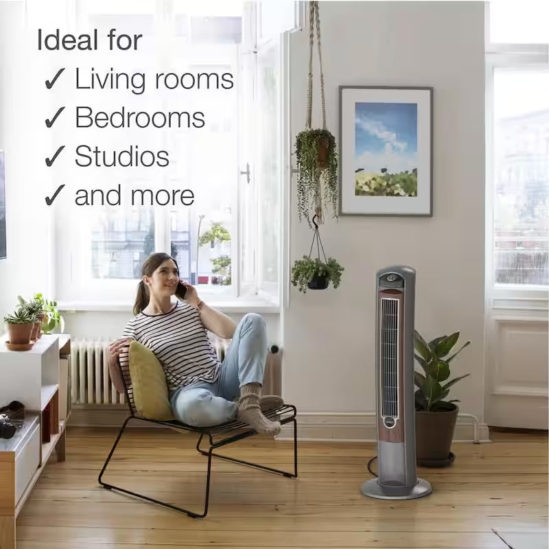 42 in. 3-Speed Oscillating Tower Fan with Remote Control G690272