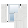 Real Wood Pine Board-n-Batten Shutters C236