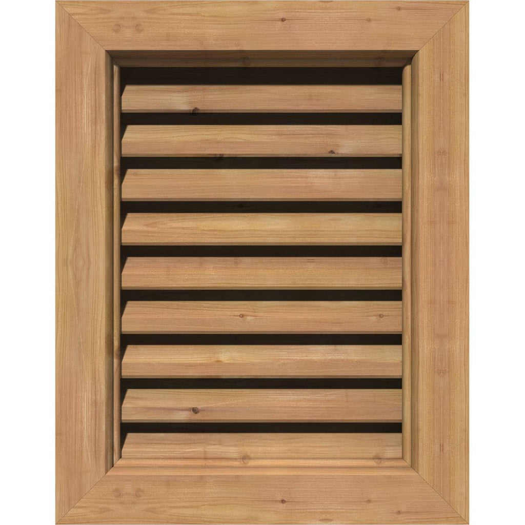 Unfinished Functional Vertical Gable Vent X77889