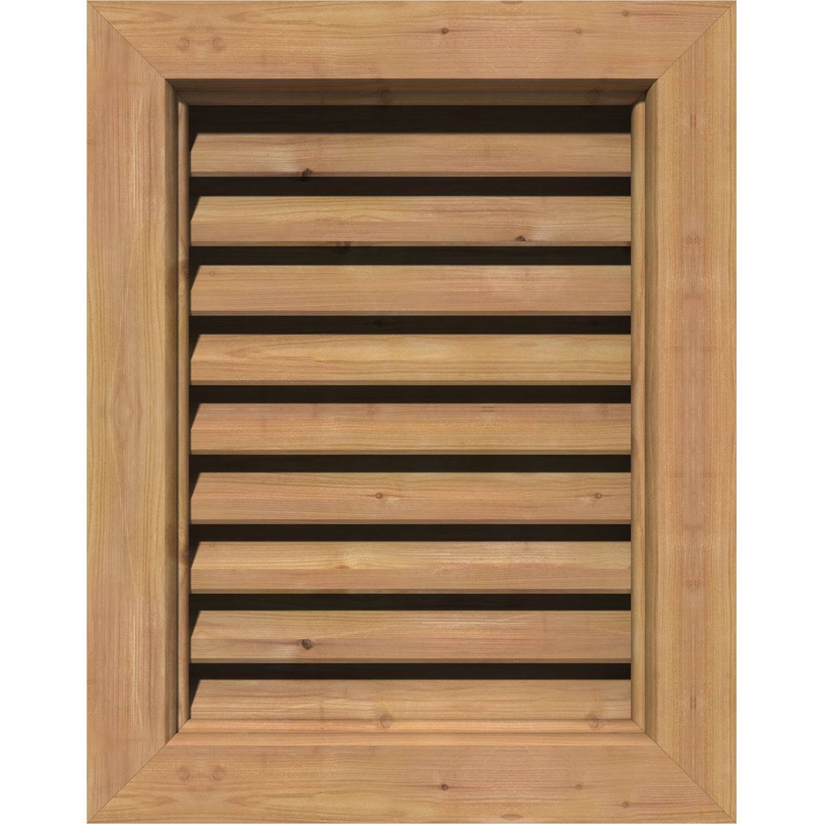 Unfinished Functional Vertical Gable Vent X77889