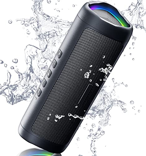 Black Portable Wireless IPX5 Waterproof Bluetooth Speaker B44292