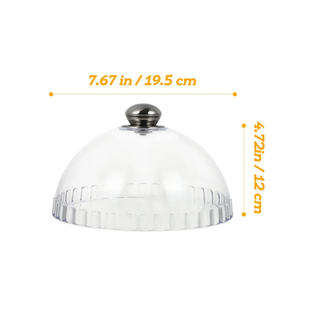 Transparent Dessert Cover Dome with Glass Stand U327