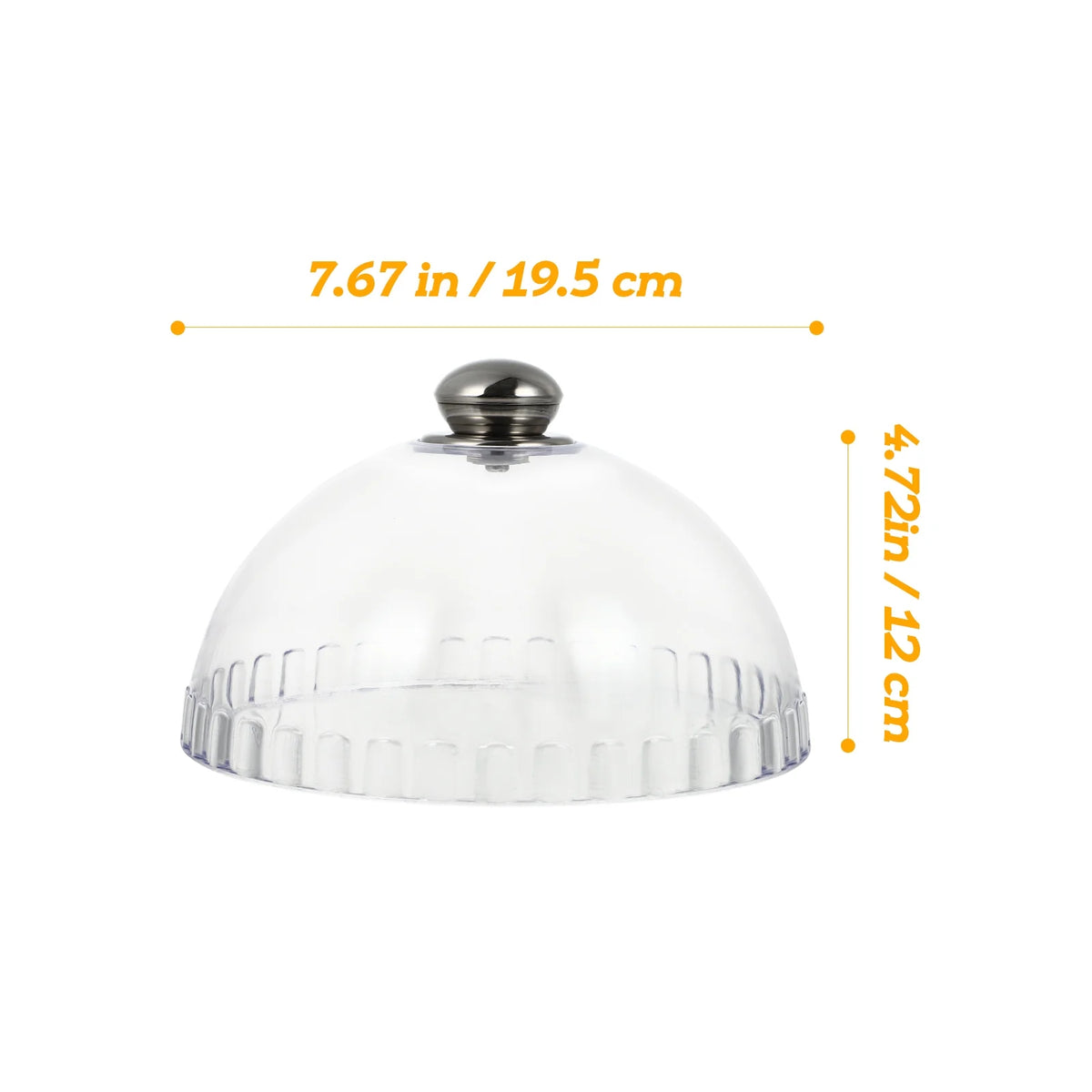 Transparent Dessert Cover Dome with Glass Stand U327