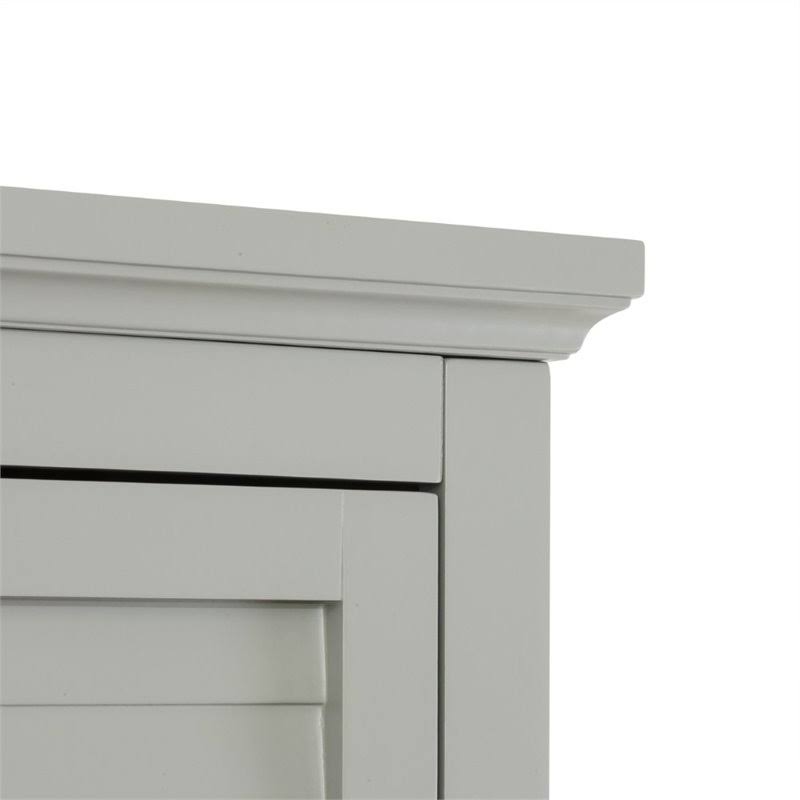 2-Door Linen Tower, Gray B81484
