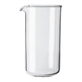 Spare Glass Carafe for French Press Coffee Maker, 12 Oz., Clear Z391