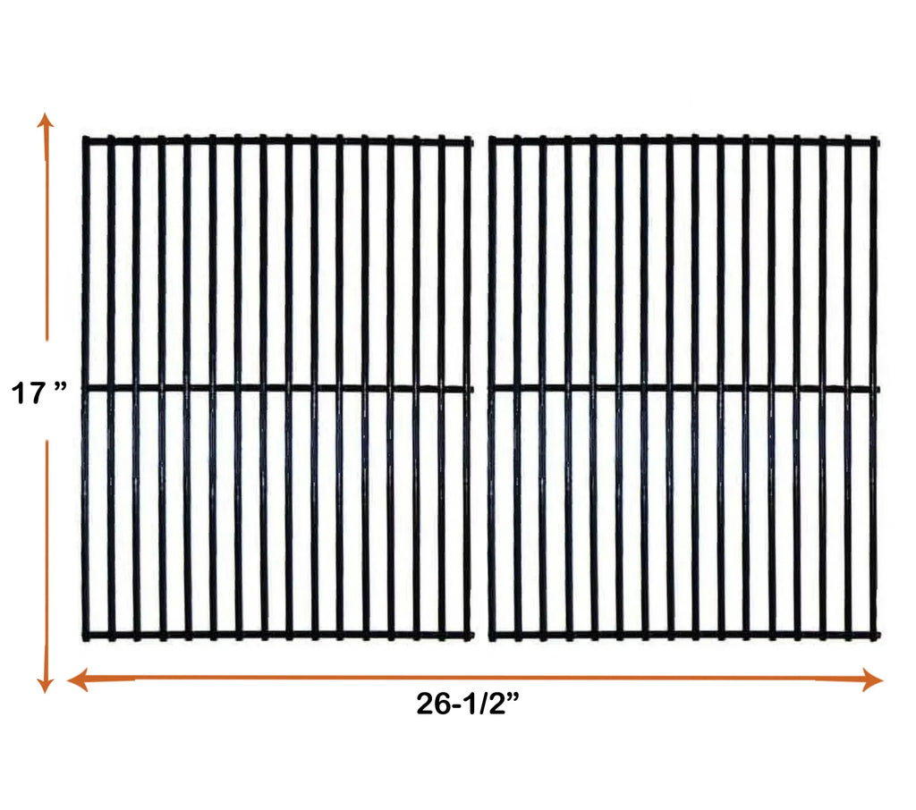 Set of Two 17 inch Grill Cooking Grates Replacement Parts for Gas Grills X410