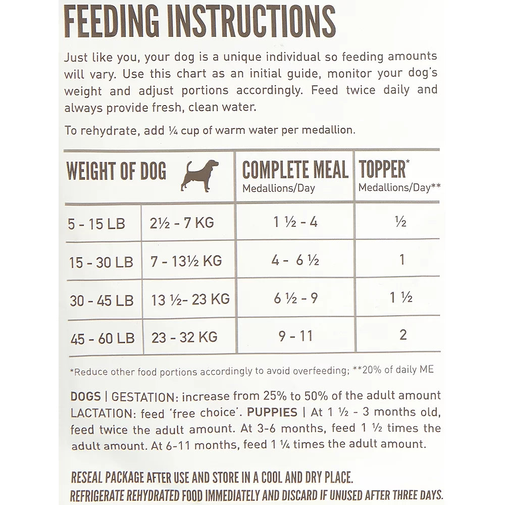 Grain-Free Freeze Dried Dog Food, 16 oz O16590