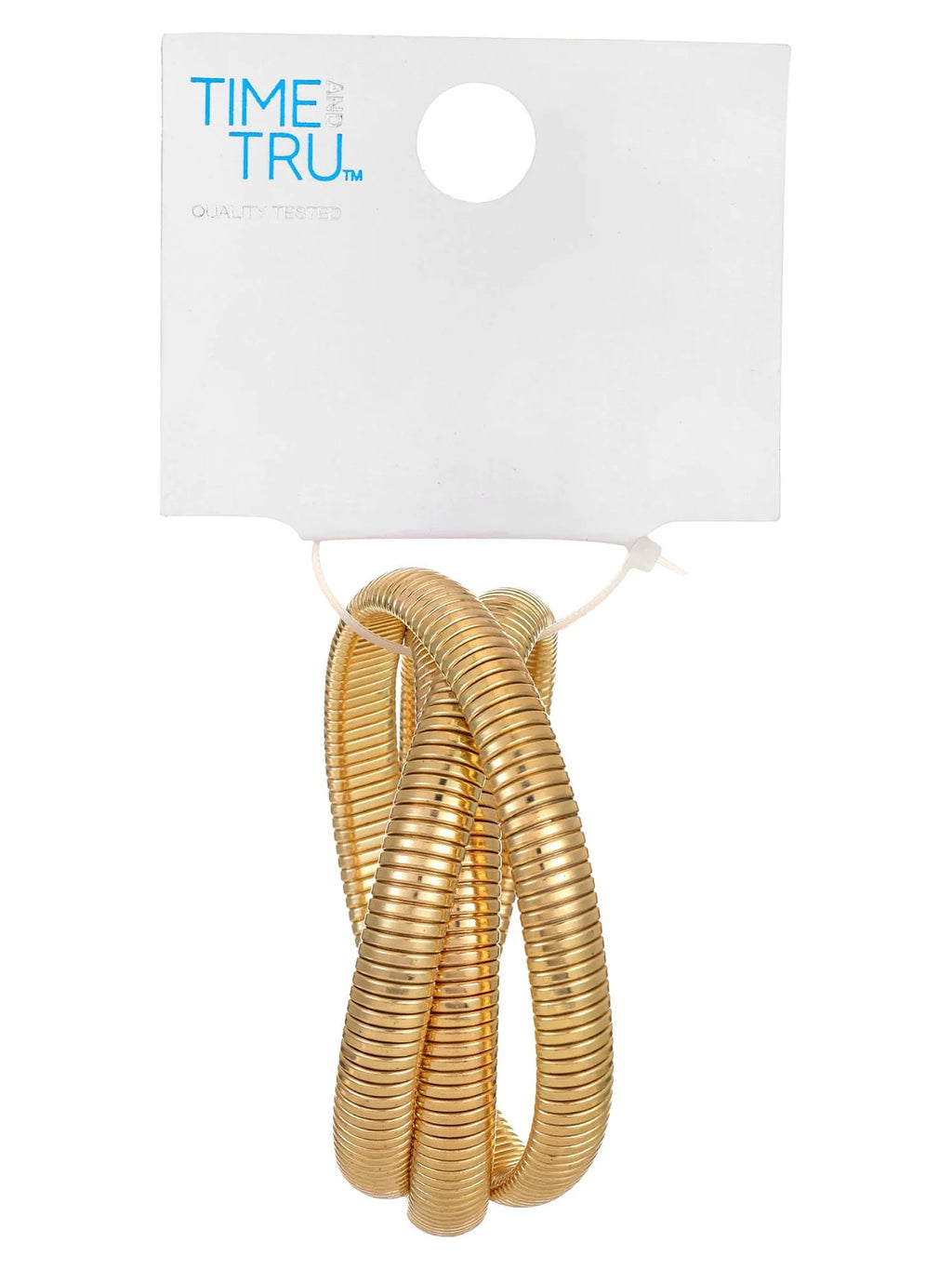 Gold-Tone Twist Bangle Bracelet S772