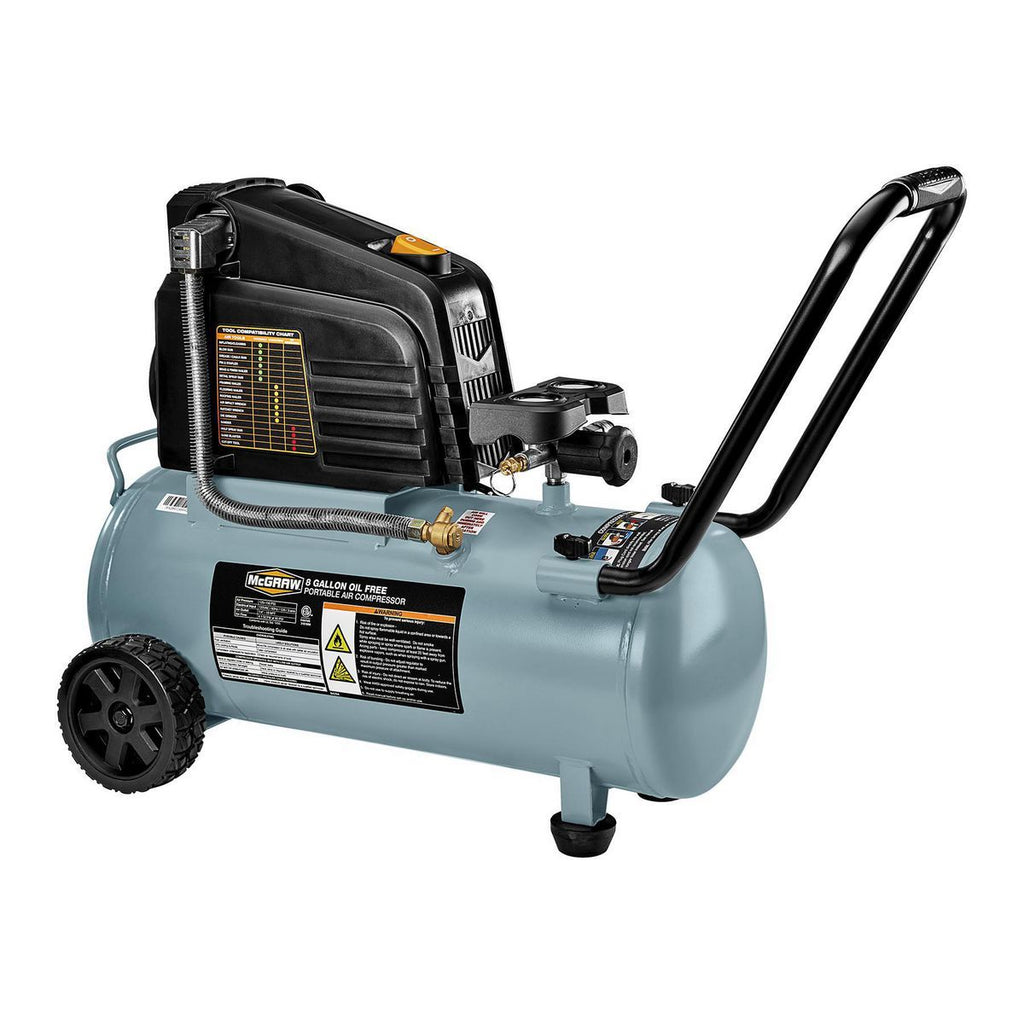 8 Gallon 150 PSI Oil-Free Air Compressor W827363