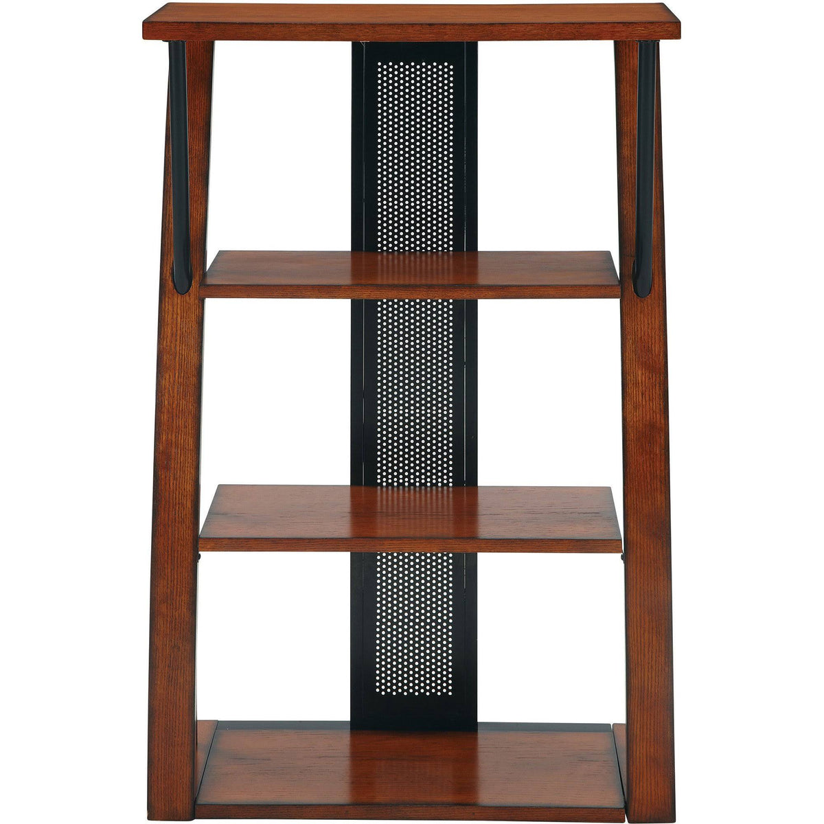 Black Medium Oak 3 Shelf Bookcase G56655