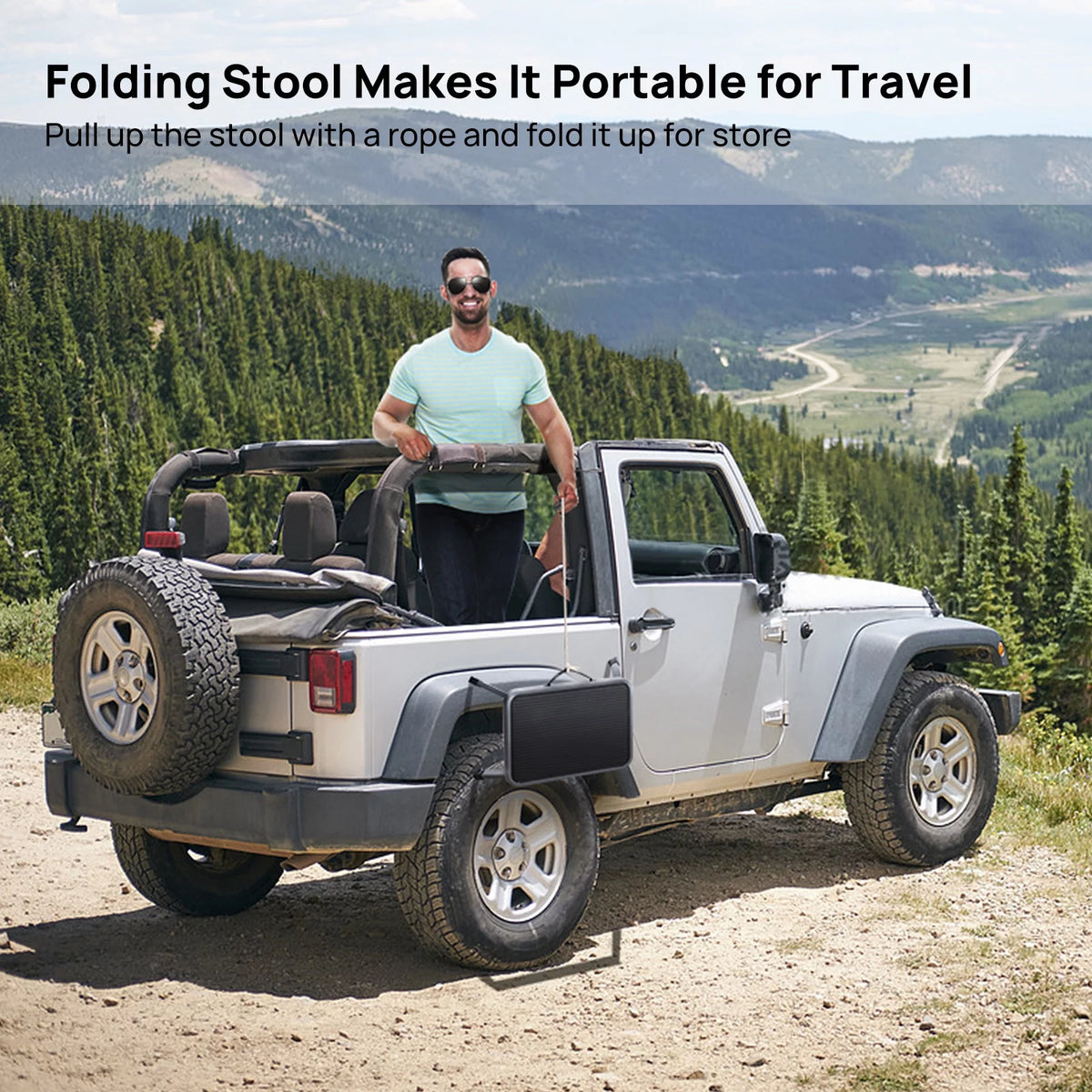 Lightweight Folding Steel Step Stool 330-Pound Capacity N83556