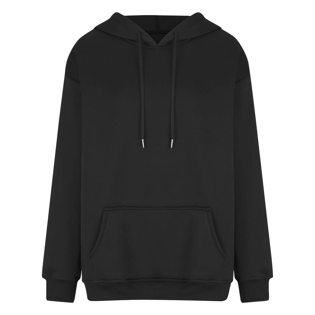 Camo Hooded Fleece Sweatshirt with Pocket Khaki Medium P523
