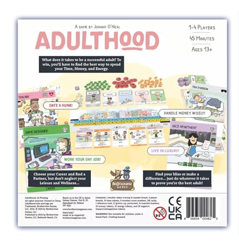 1-4 Players Ages 13+ Board Game G925920