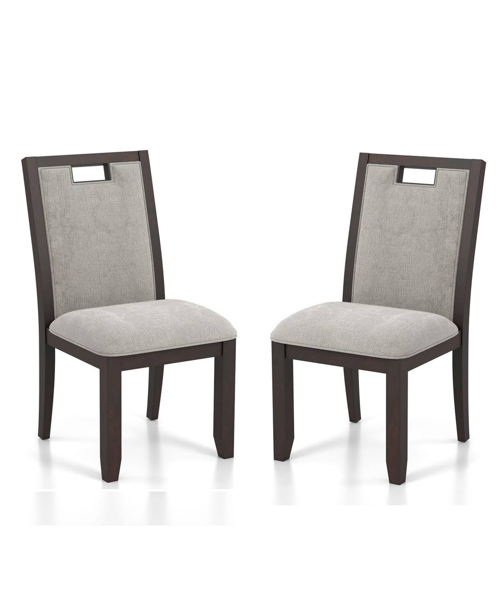 Beige 2 Piece Side Chair Set H415