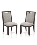 Beige 2 Piece Side Chair Set H415