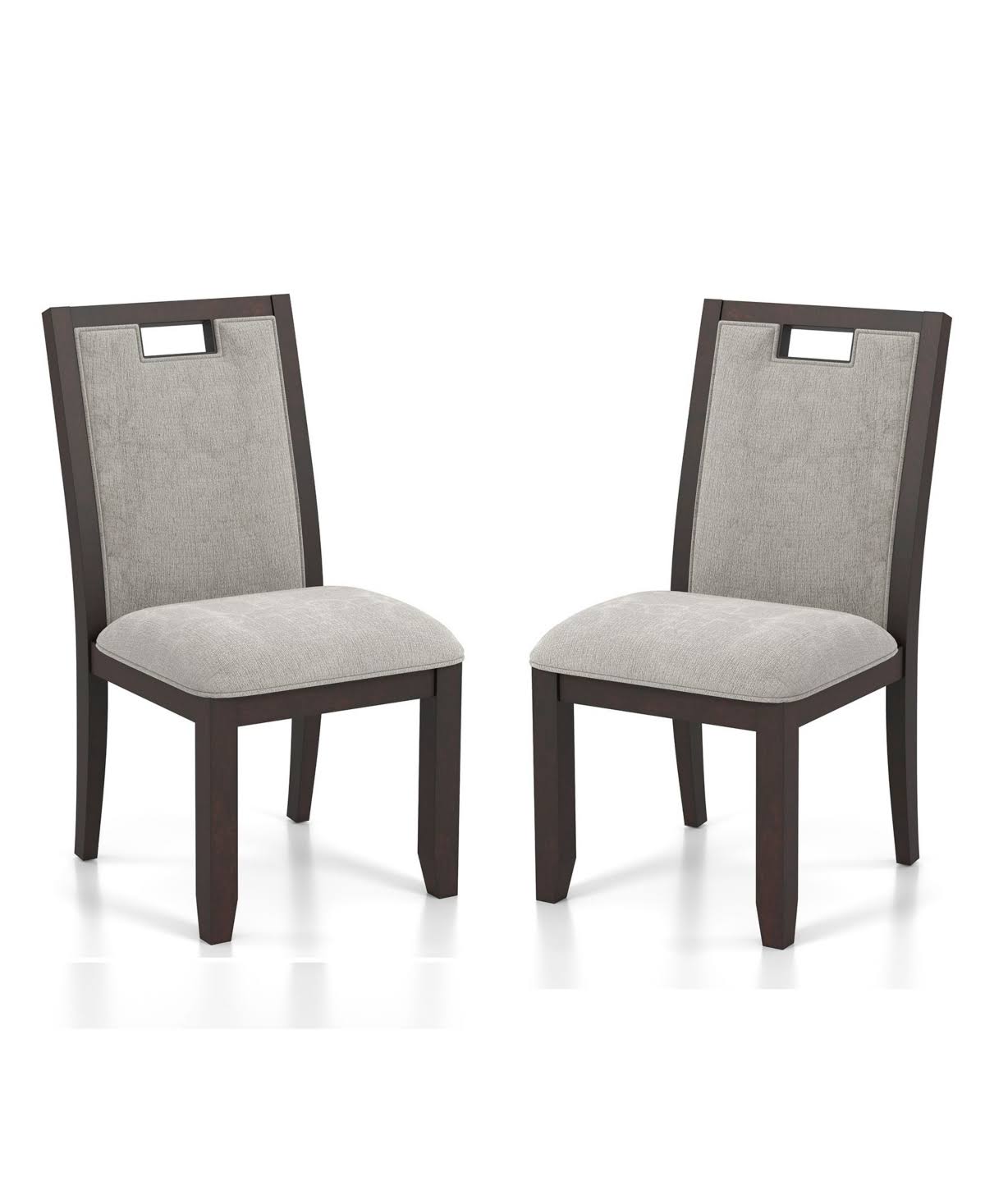 Beige 2 Piece Side Chair Set H415