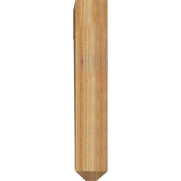 Thorton Craftsman Rough Sawn Bracket, Western Red Cedar D8654