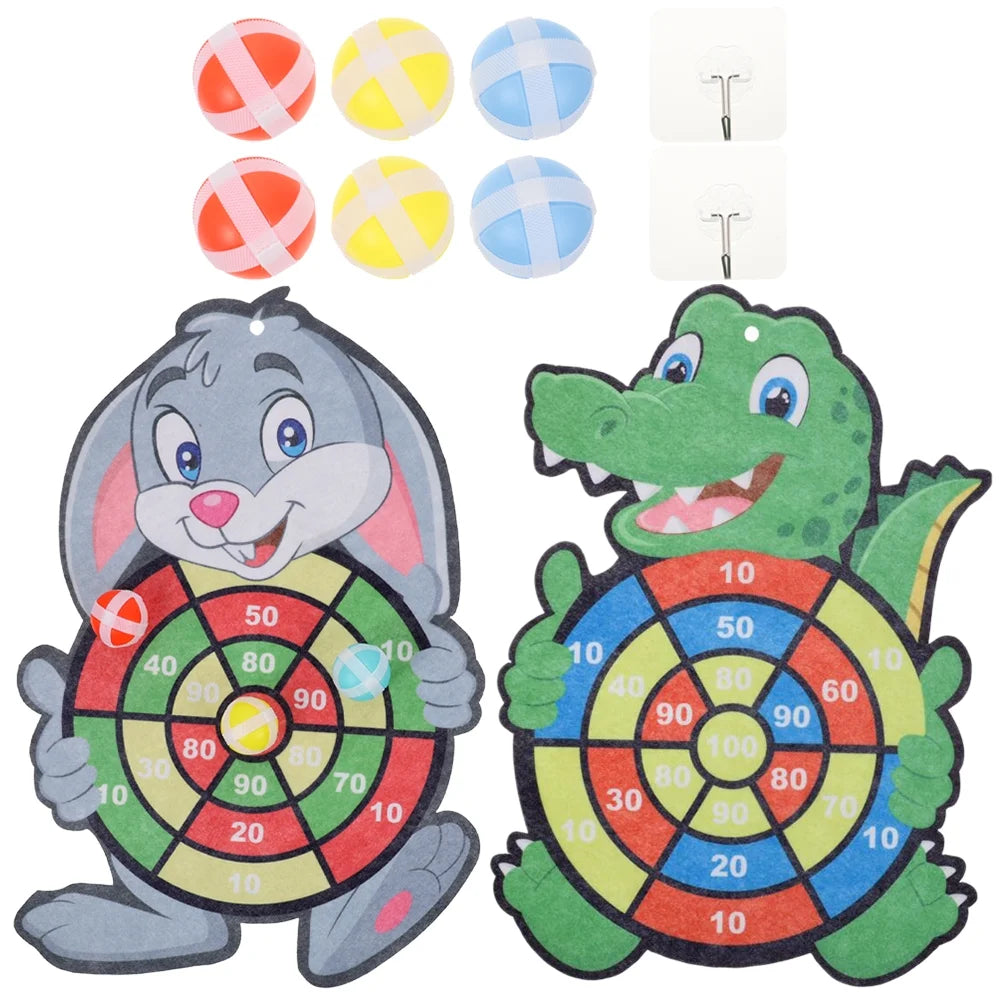 2 Sets Dart Board Game with Sticky Balls V209