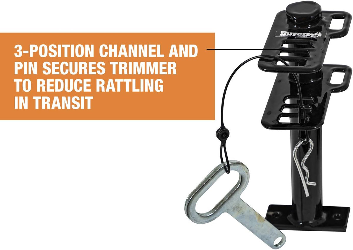 1 Channel Lockable Trimmer Rack, Black Y424