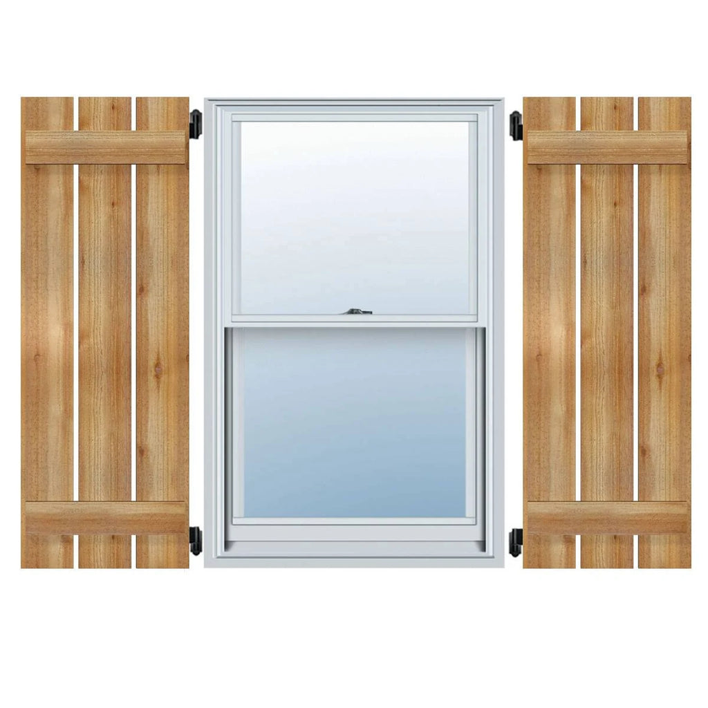 Rough Sawn Board-n-Batten Shutters J106