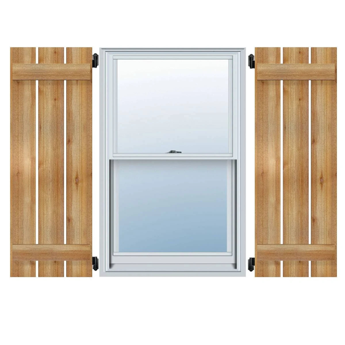 Rough Sawn Board-n-Batten Shutters J106
