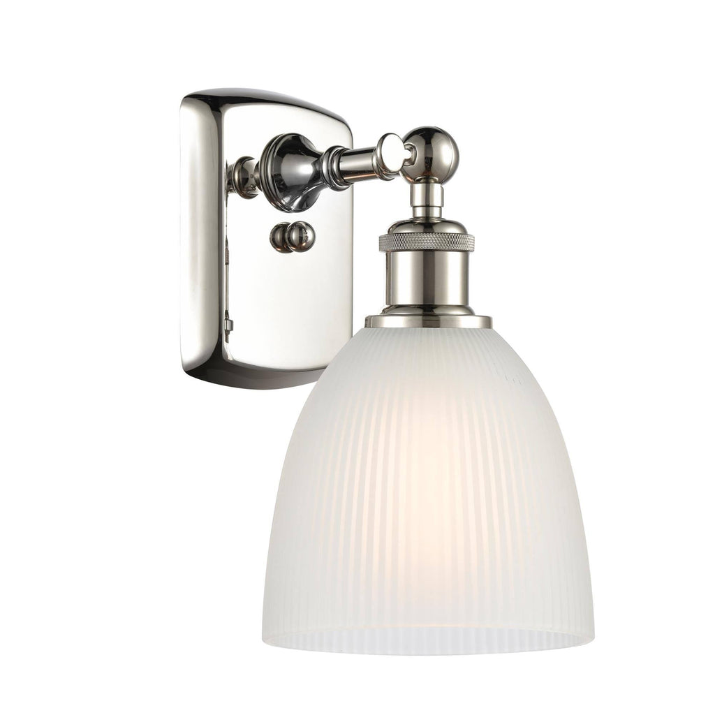 Polished Nickel 1 Light Sconce T4365