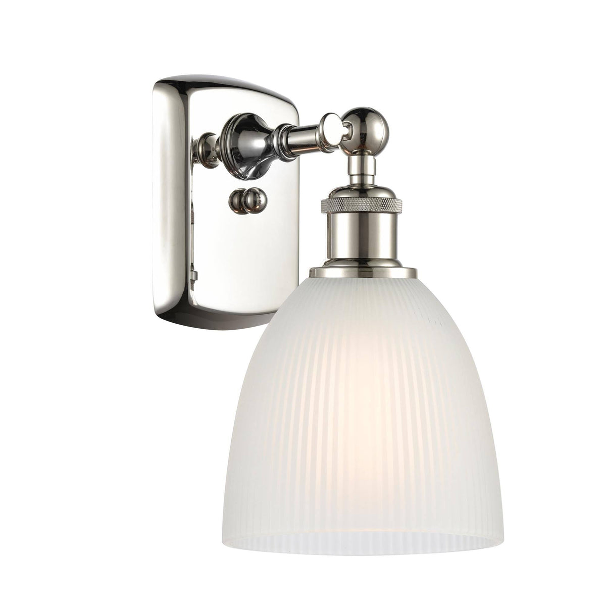 Polished Nickel 1 Light Sconce T4365