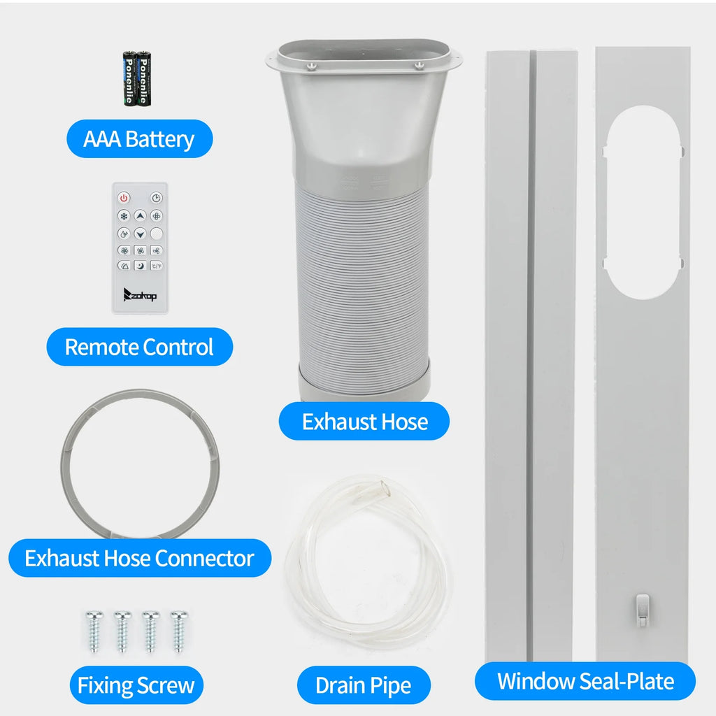 White Portable Air Conditioner H9628