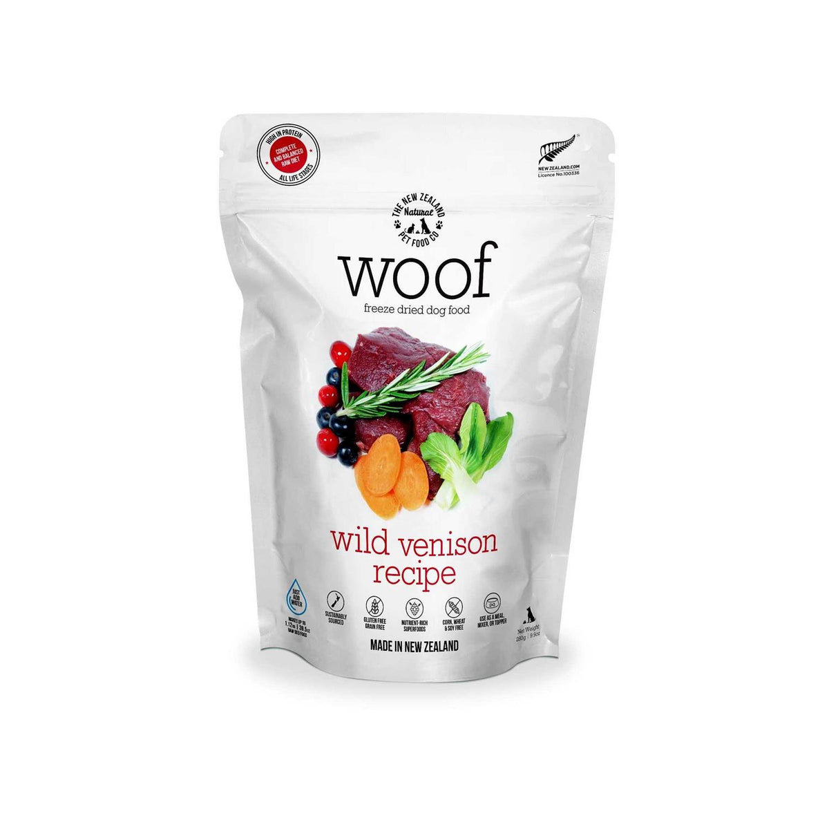 Freeze-Dried Wild Venison Pet Food X9247