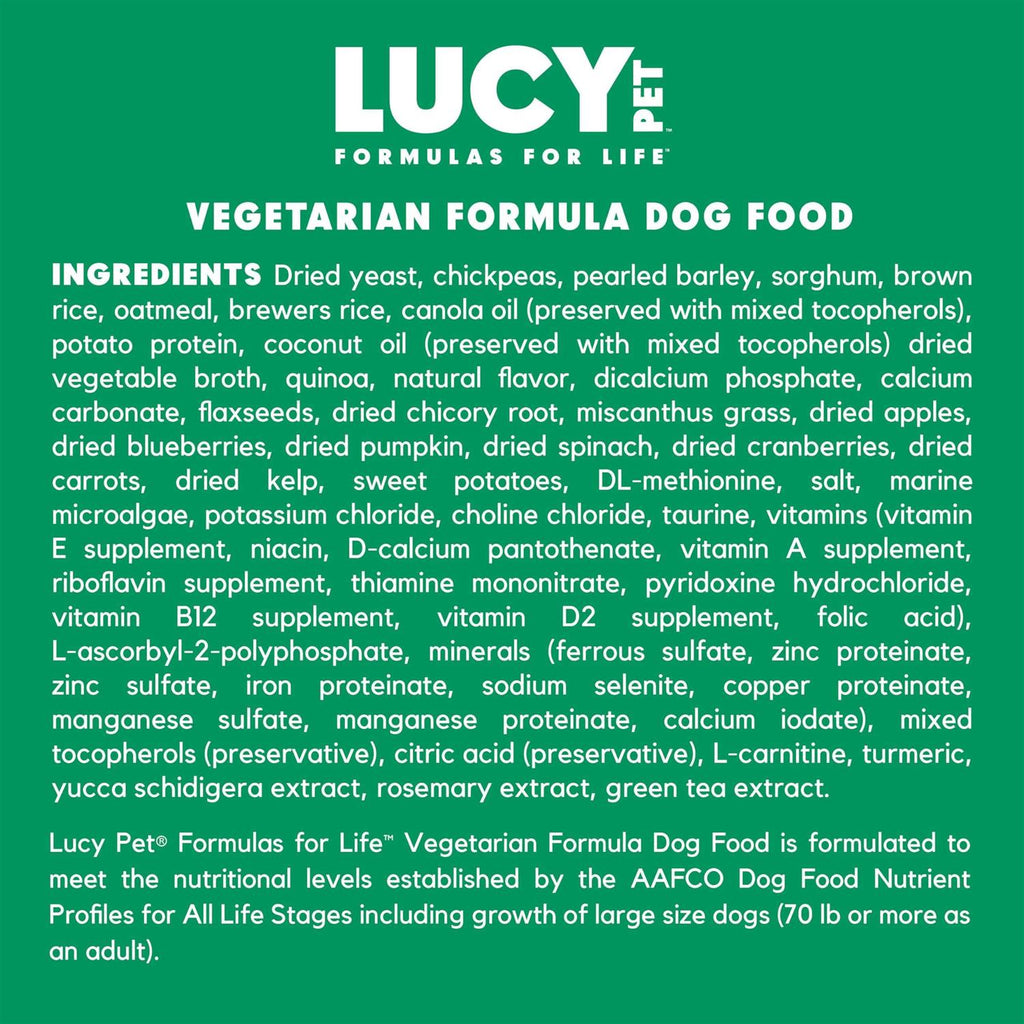 Vegetarian Formula Dry Dog Food R17956