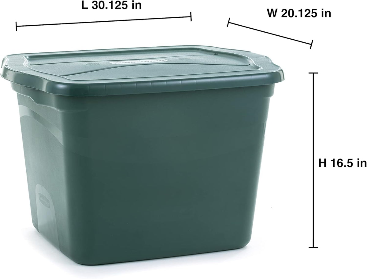 29 Gal Pack of 5 Stackable Storage Bins D703776