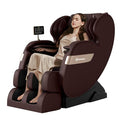 Black Full Body Airbags Massage Recliner with Zero Gravity A6698