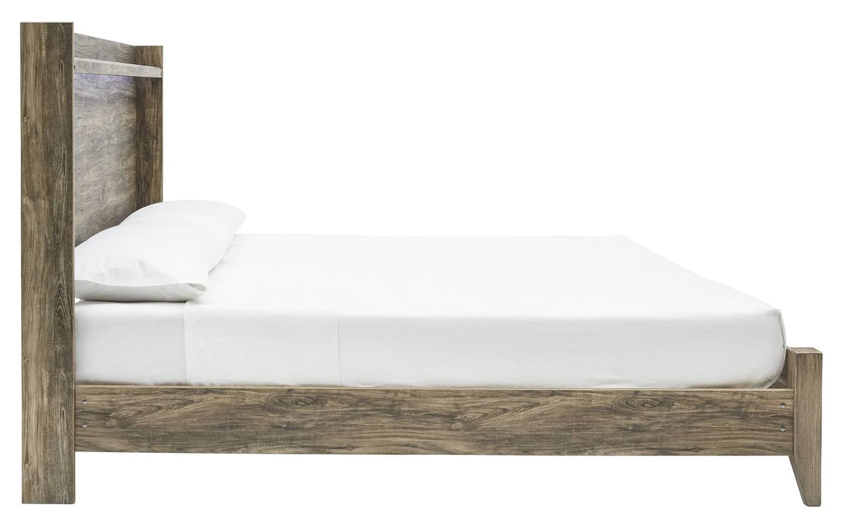 Brown King Panel Bed T10280