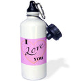 Pink Heart Sports Water Bottle, 21oz A792090