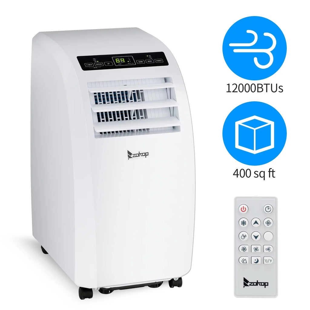 White Portable Air Conditioner H9628