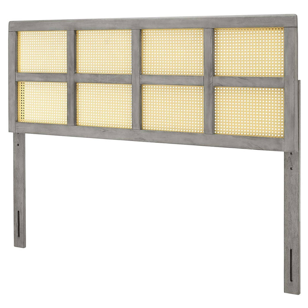Grey Wooden Queen Size Headboard X8833
